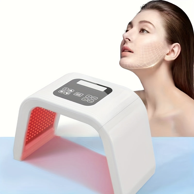 Square or Folding LED Skin-Care Device with Listed Seven-Color Design, Multifunction Beauty Equipment for Instruction-Guided Home Care and Thoughtful Gift Ideas