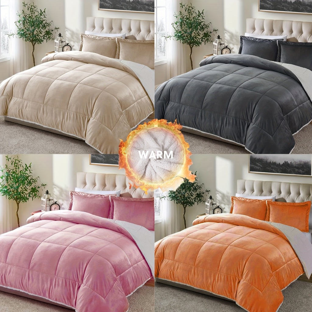 Sherpa Fleece Blanket with Listed Reversible Plush Microfiber Design, Twin XL, Full, Queen and King Options for Sofa Lounging and Cozy Bedroom Layering