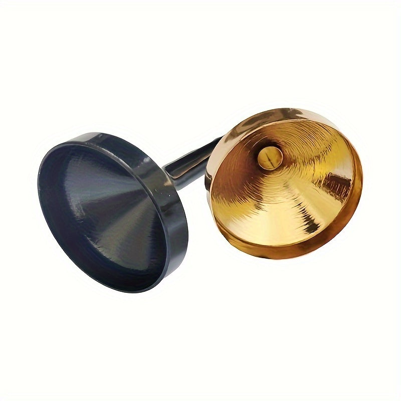 Mini Perfume Funnel in Aluminum Alloy, Small Bottle Refilling Tool with 1, 2 or 4 Piece Options in Silvery, Golden or Black for Fragrance Vials and Atomizers