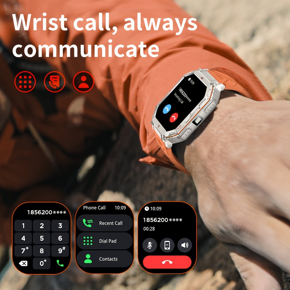 GPS Adventure Smartwatch with All-Metal Body, Listed Altimeter, Barometer and Compass, LED Flashlight, Calling and Message Reminders in Four Style Options
