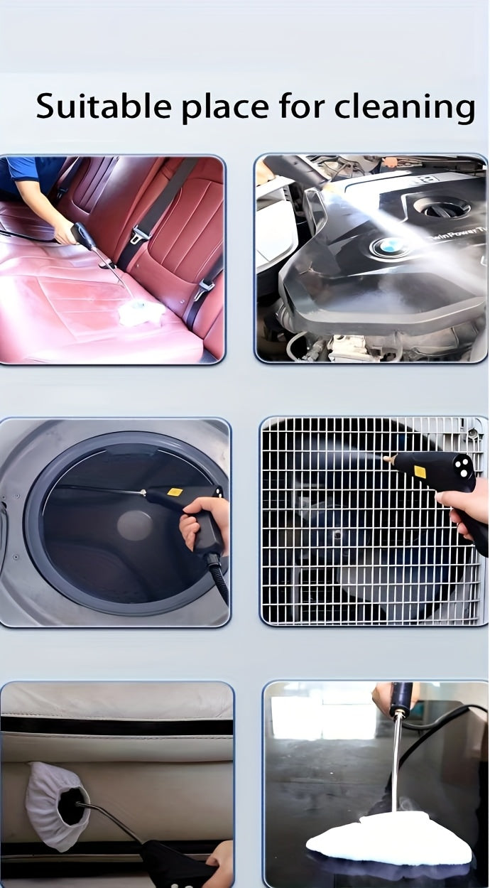 Portable Steam Cleaning Machine for Home, Handheld High-Temperature Cleaner for Suitable Kitchen Surfaces and Upholstery with Seven Model Options