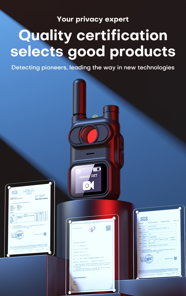 Hidden Camera Detector AK780 with OLED Screen and Listed RF Signal Scanning, Multi-Function Bug Detection Device for Hotel, Home, Office and Car Privacy Checks