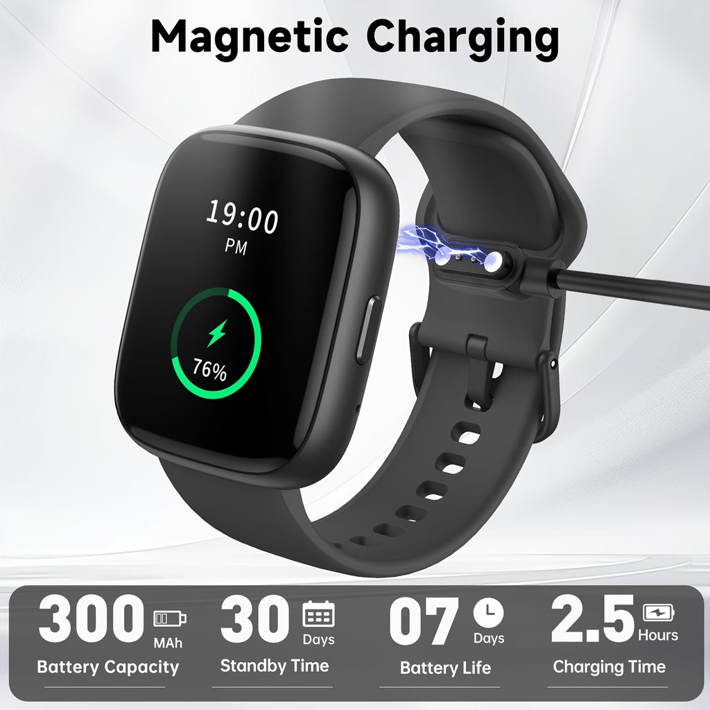 1.83 Inch HD Smart Watch for Men and Women, Wireless Calling Smartwatch with Built-in Alexa, Fitness Activity & Sleep Tracker, 100+ Sport Modes, Multiple Watch Faces, for iPhone Android