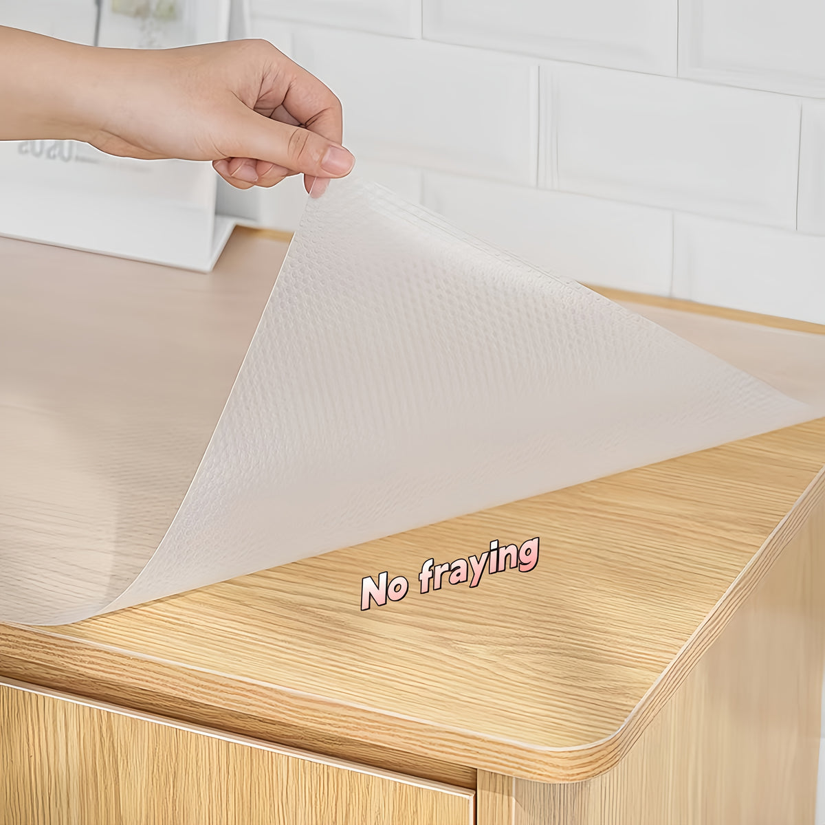 White Drawer Liner Roll, 11.81 x 39.37 Inches, Washable Oil-Resistant Anti-Slip Mat for Compatible Cabinets, Drawers and Shoe Cabinet Organization