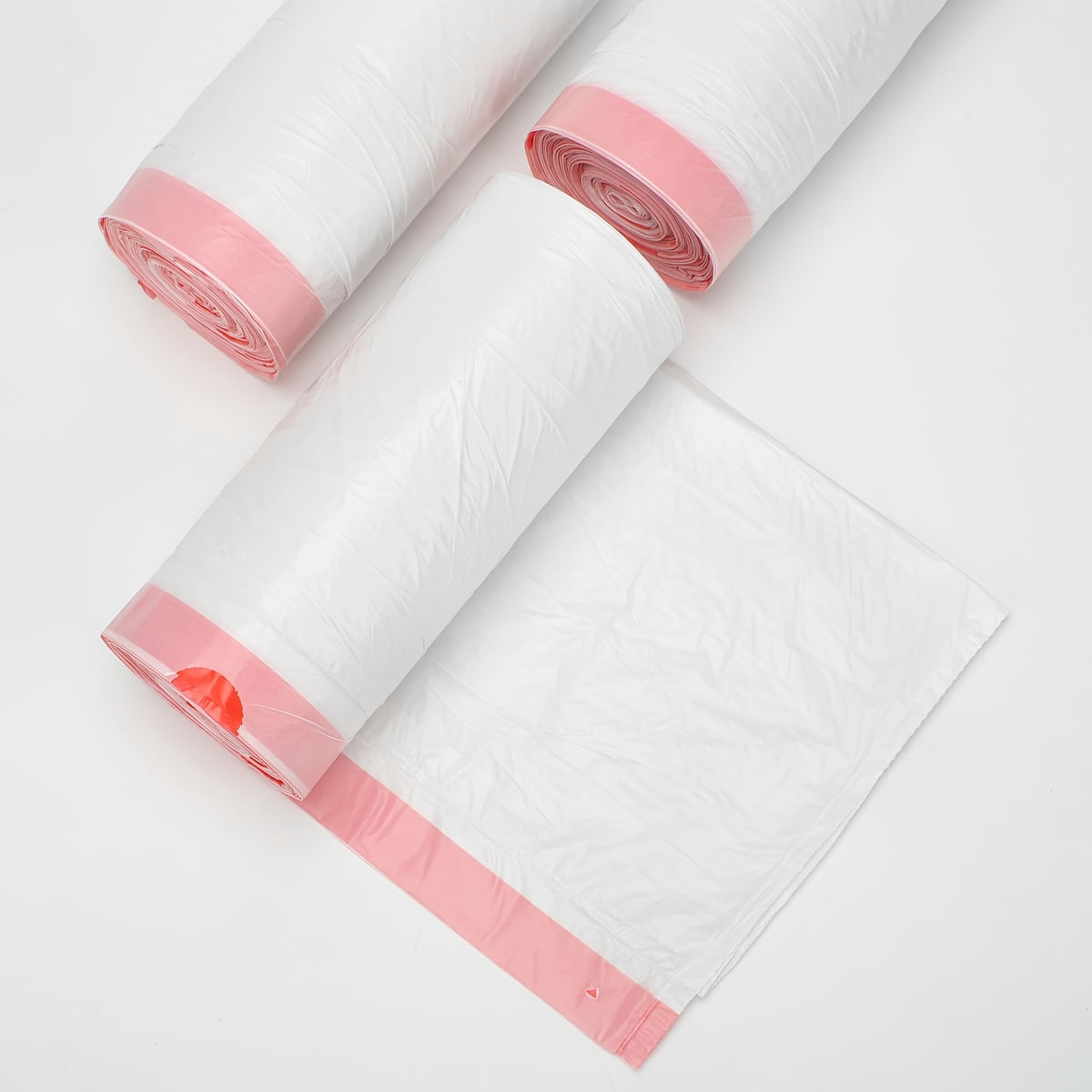 Drawstring Garbage Bags in 100-Count Packs, 4-Gallon or 13-Gallon Disposable Trash Can Liners for Compatible Kitchen, Office and Household Wastebaskets