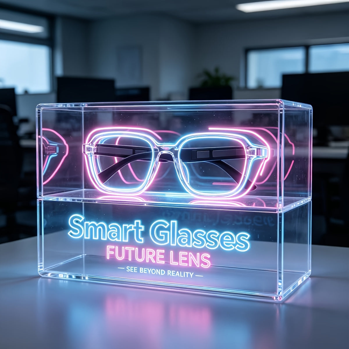 Wireless Music Glasses with Listed AI Translation and Stereo Speaker Functions, Smart Audio Eyewear for Compatible Smartphone and Tablet Setups and Everyday Listening