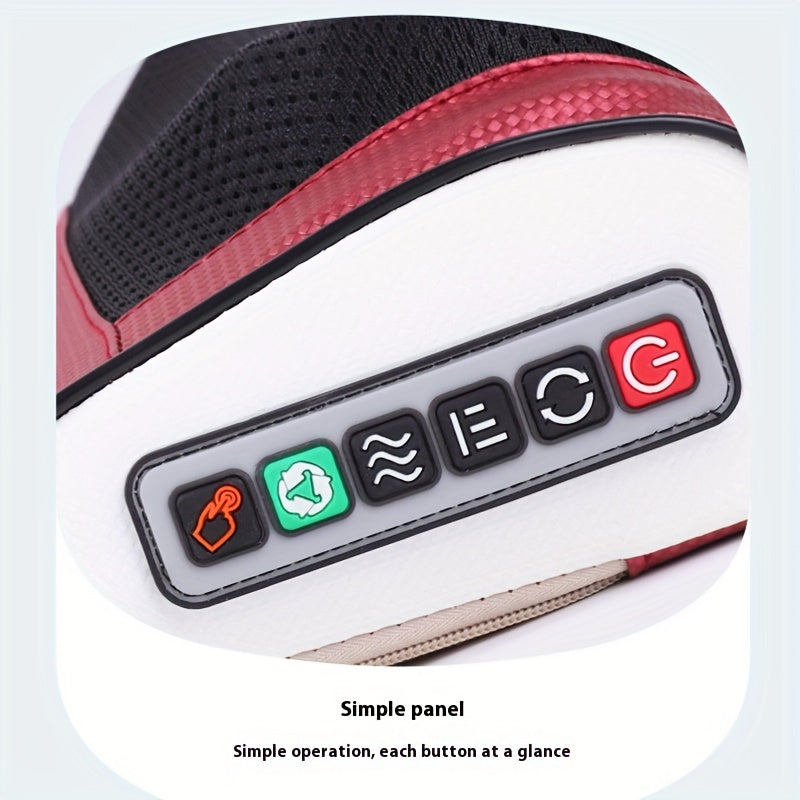 Kneading Neck and Shoulder Massager, Electric Personal-Care Device for Back and Foot Massage, Everyday Home Massage Gift for Men, Women and Parents