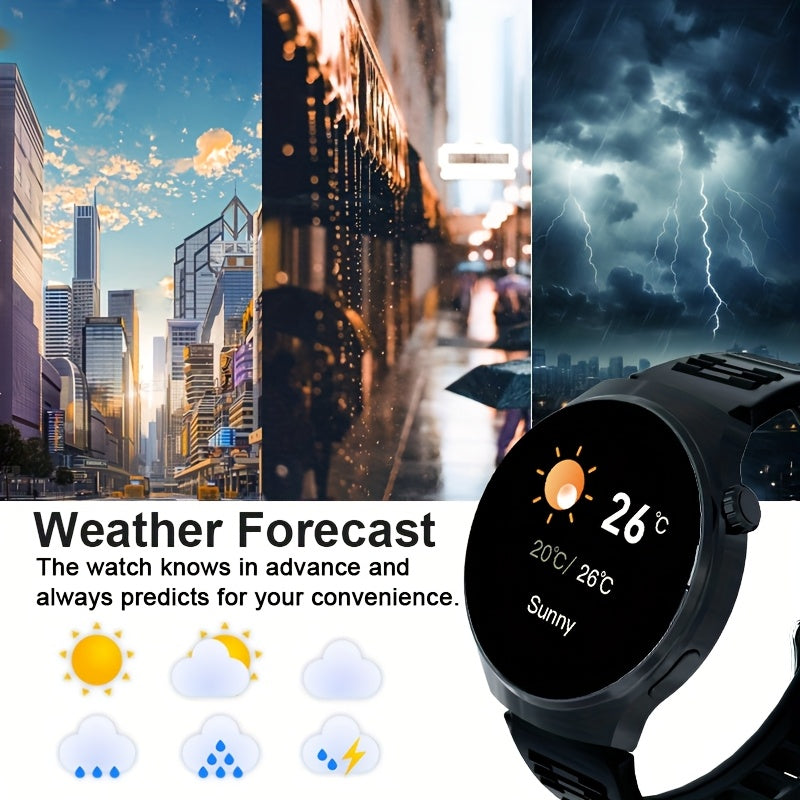 1.52-Inch Touchscreen Smartwatch for Men and Women with Listed Wireless Calls, Message Functions, Sports Modes and Remote Camera Control for Android and iPhone