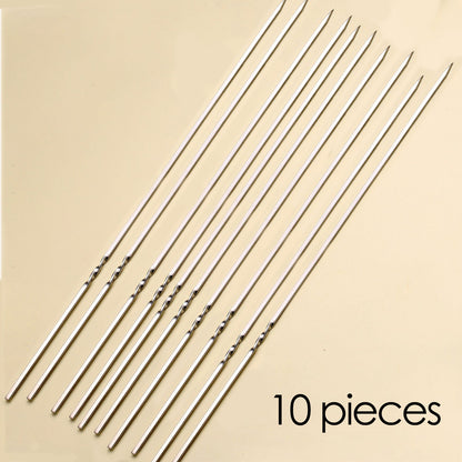 Reusable Stainless Steel BBQ Skewers for Shish Kebabs, Metal Grilling Sticks in 10pieces and 10pieces*2 Options for Backyard Barbecues and Camping