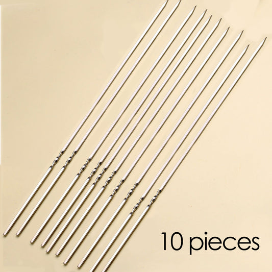 Reusable Stainless Steel BBQ Skewers for Shish Kebabs, Metal Grilling Sticks in 10pieces and 10pieces*2 Options for Backyard Barbecues and Camping
