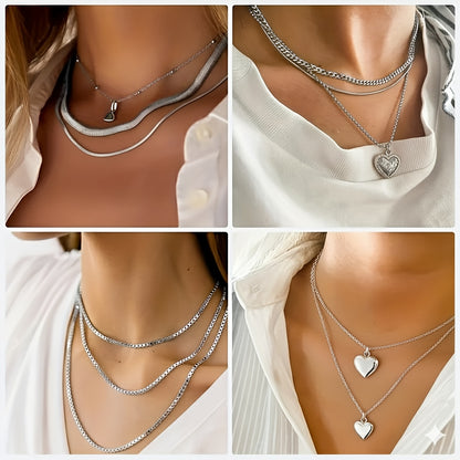 Jewelry Chain Rolls 10-Pack, 304 Stainless Steel Assorted Chain Making Supplies for DIY Necklaces, Bracelets and Personalized Handmade Gift Projects