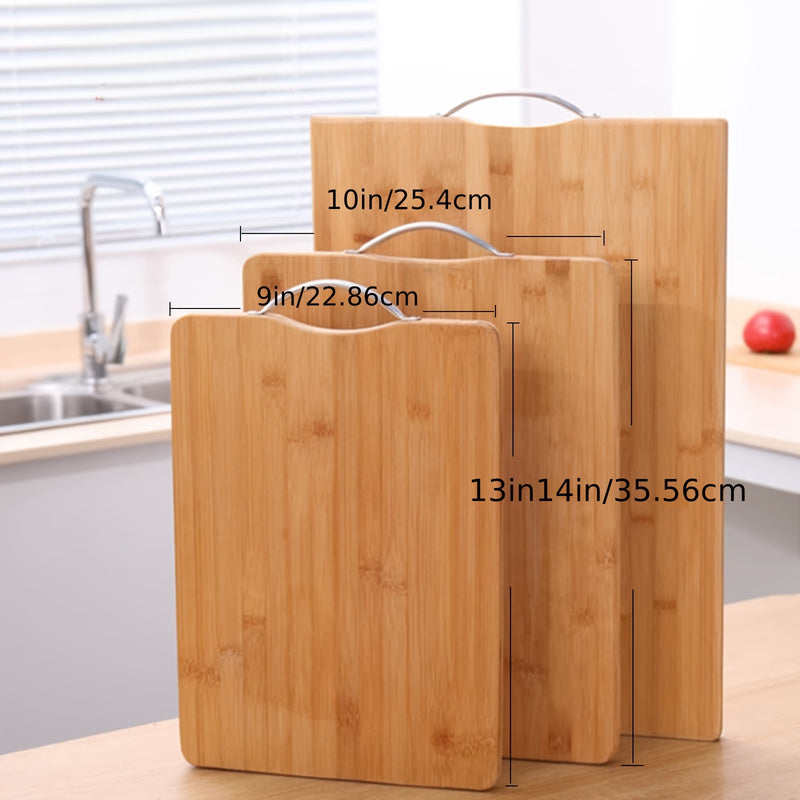 Bamboo Cutting Board for Home Kitchen Food Preparation, Smooth Surface with 8.66 x 12.6 or 11.02 x 15.75 Inch Size Options for Everyday Chopping and Cooking Tasks