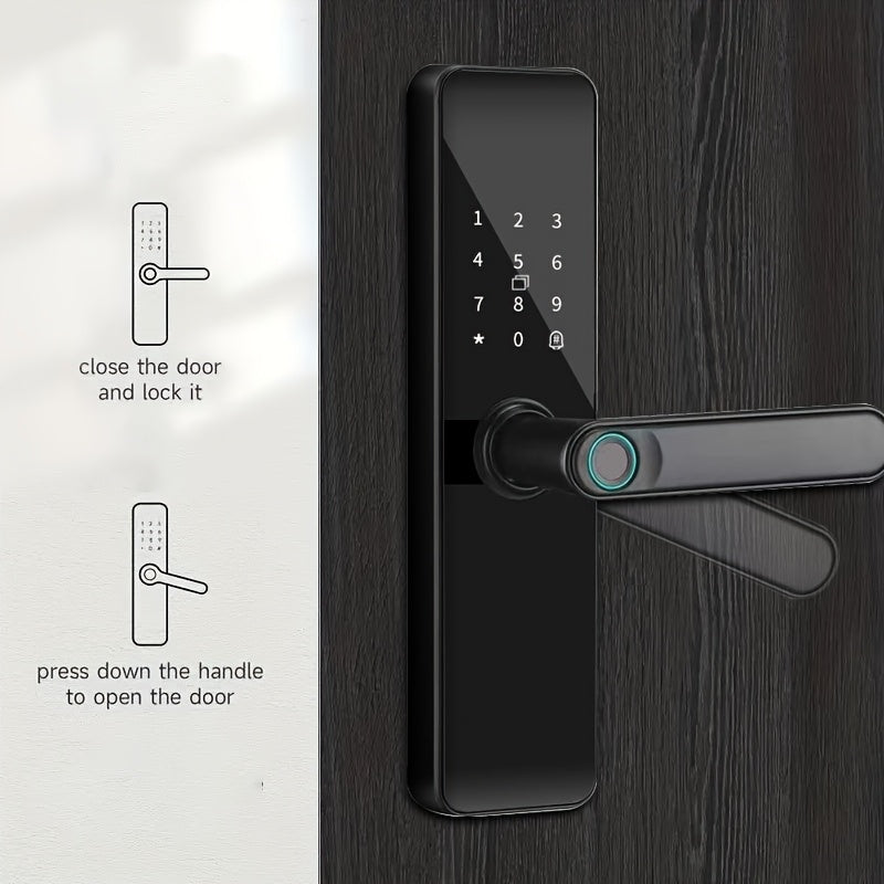 Fingerprint Door Lock with Wide-Angle Camera & Keypad, Biometric Keyless Entry Lock, WiFi Smart Lock with App, for Homes, Rentals, Offices & Hotels, Multiple Models
