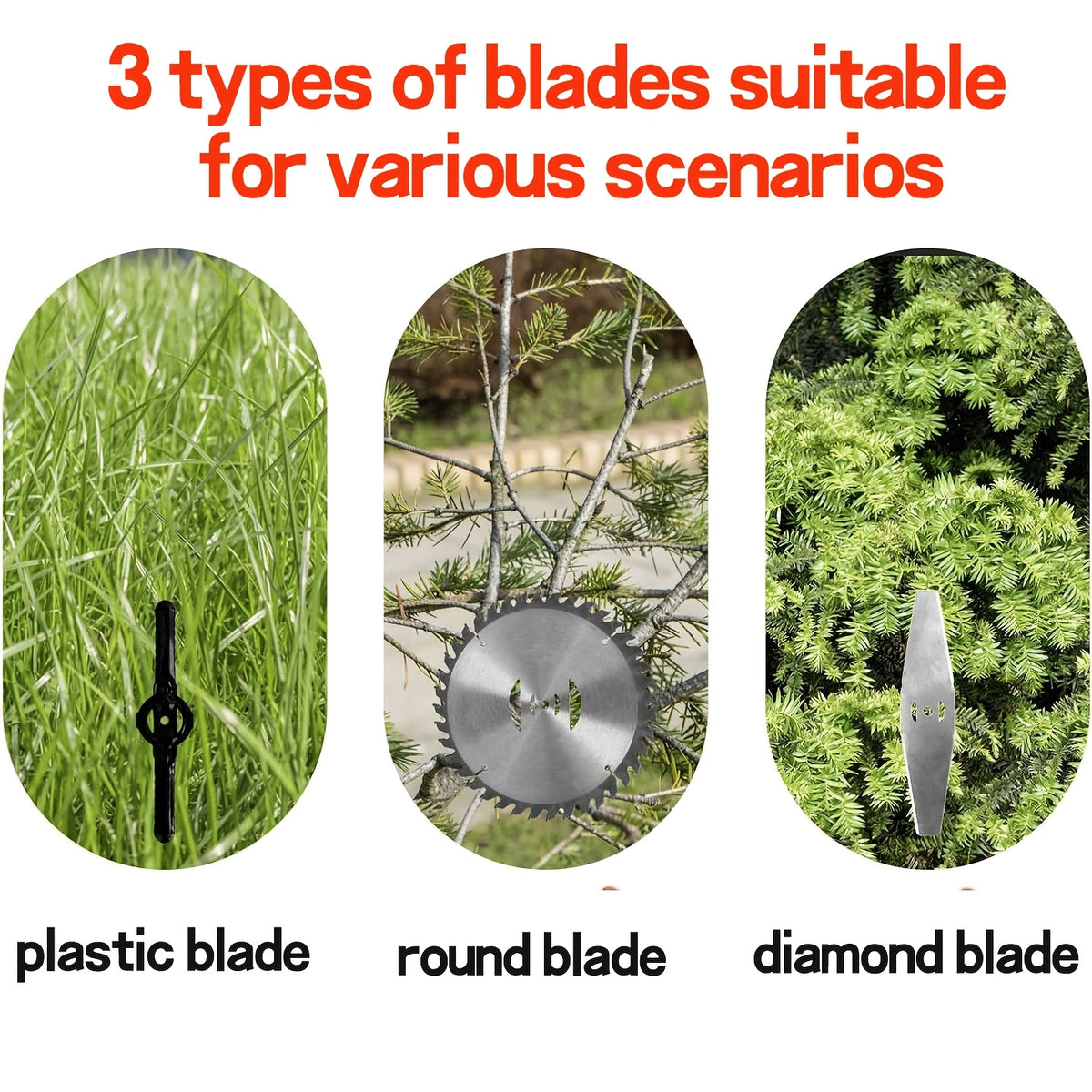 Electric Grass Trimmer Kit with Listed 21V Battery Power, Black or Green Cordless Garden Tool Options with Charging Accessories and Three or Four Blade Configurations