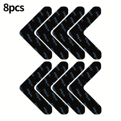 Rug Corner Grippers with Reusable Washable Design, Area Rug Tape in 4, 8, 20 or 30-Piece Packs to Help Hold Compatible Rugs in Place and Flatten Curled Corners