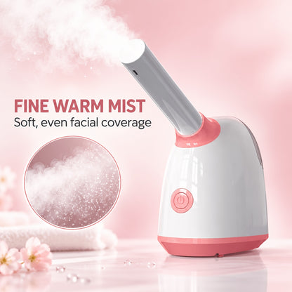 At-Home Facial Steamer Options for Personal Skin Care, Portable, Upgraded and Flagship Models with Listed Rotatable Arm and Accessory References