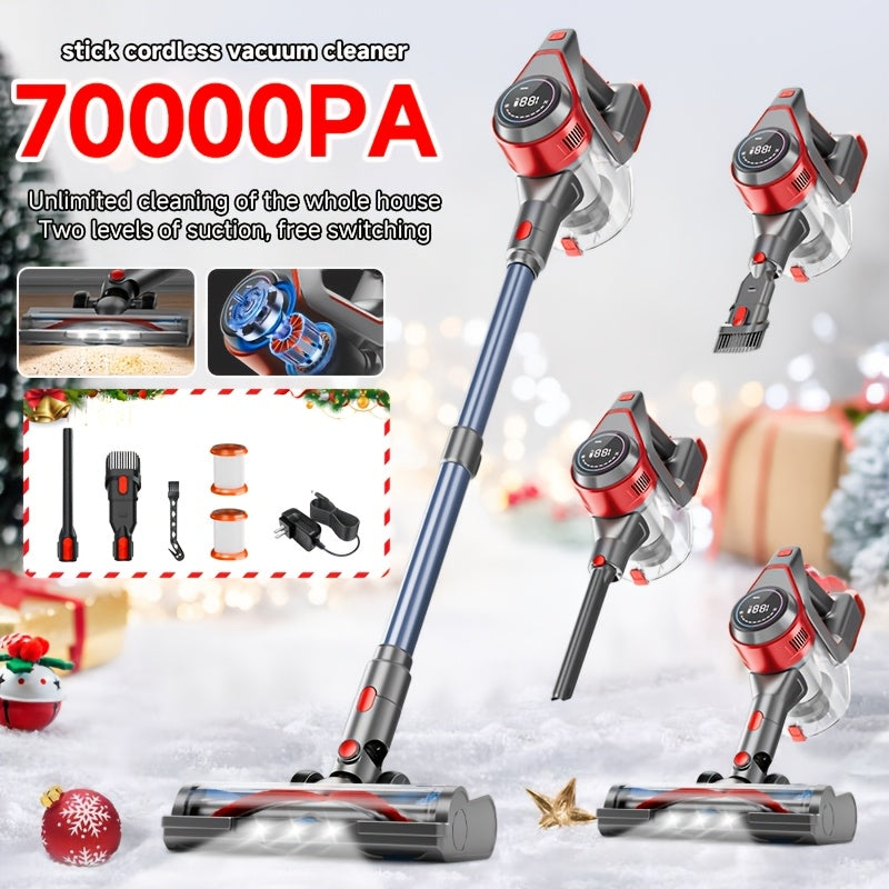 Handheld Vacuum Cleaner Cordless with 70KPa Max Suction, Brushless Motor, 45 Min Runtime, Corded & Cordless Modes, Lightweight for Pet Hair, Carpet, Hard Floor & Car