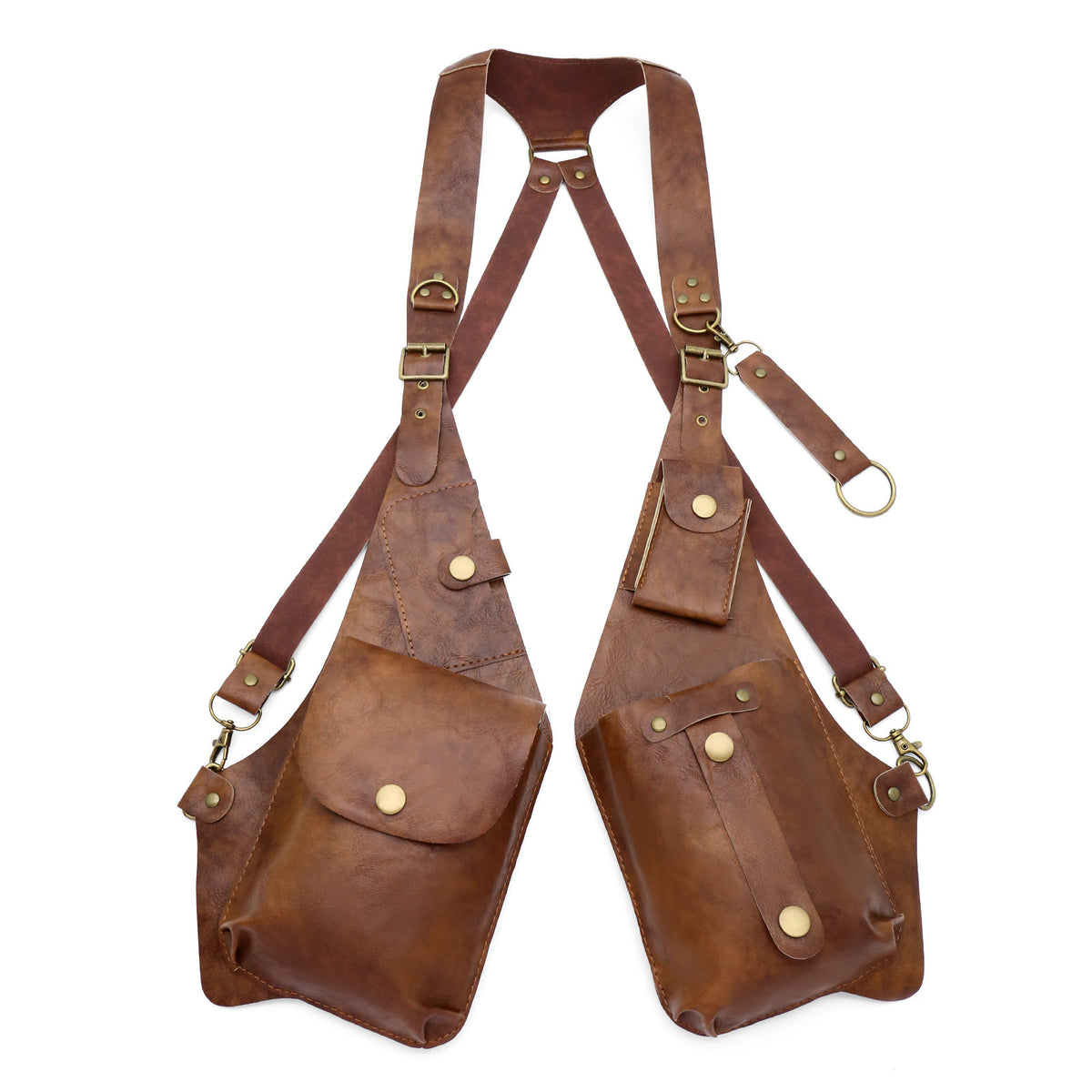 Retro PU Phone Crossbody Bag for Men and Women, Everyday Shoulder Bag in Red, Black, Coffee, Camel or Dark Camel for Casual Outfits and Weekend Outings