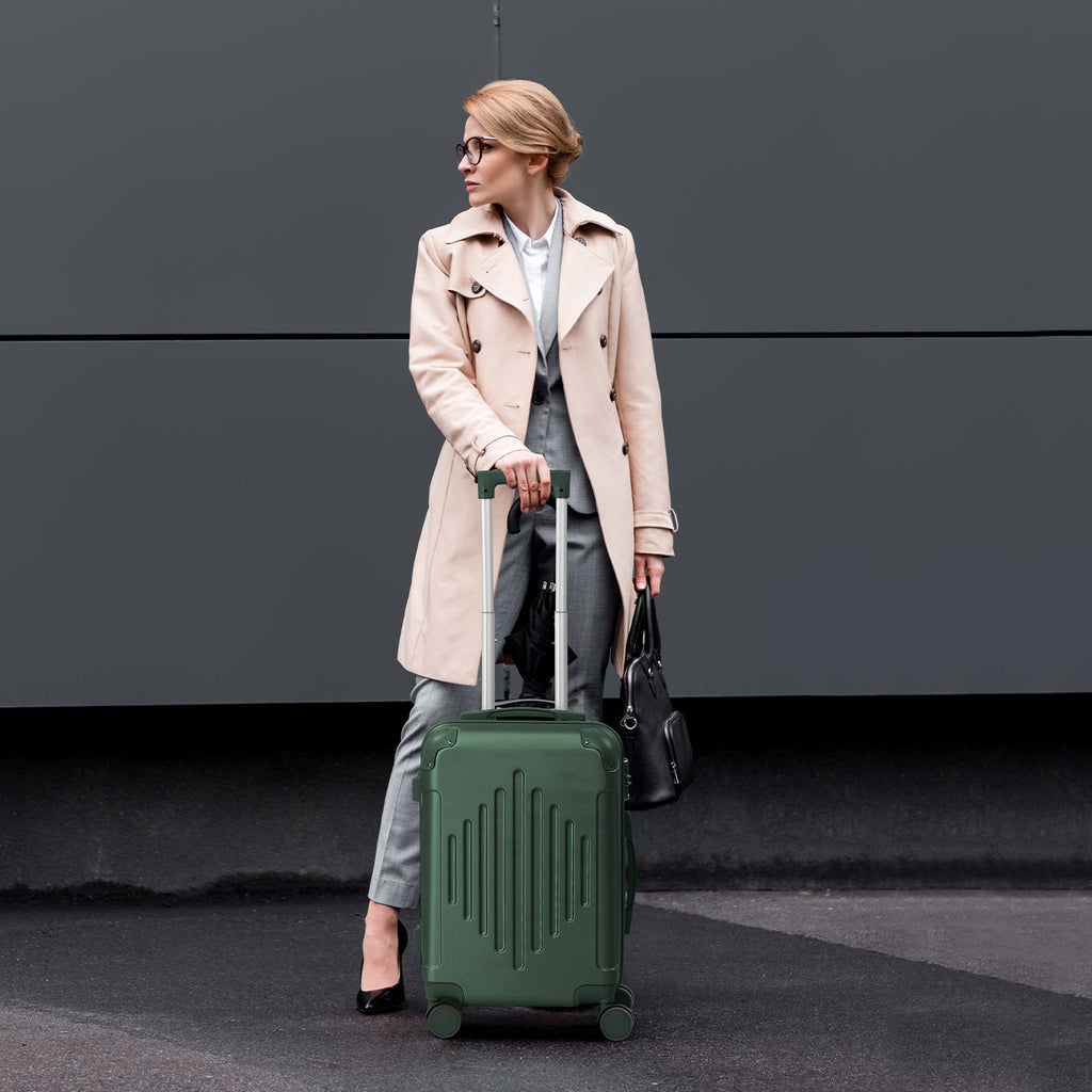 ABS Hardshell Spinner Luggage with Listed TSA Lock, 20, 24 or 28 Inch Size Options in Five Colors for Vacation Packing, Business Trips and Everyday Travel