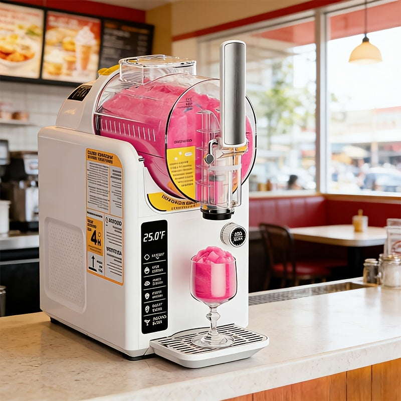 Slushie Machine and Ice Cream Maker by BAOTREE, 2-in-1 Frozen Drink Maker with 5 Presets, No Ice Needed and Self-Cleaning for Home Treats