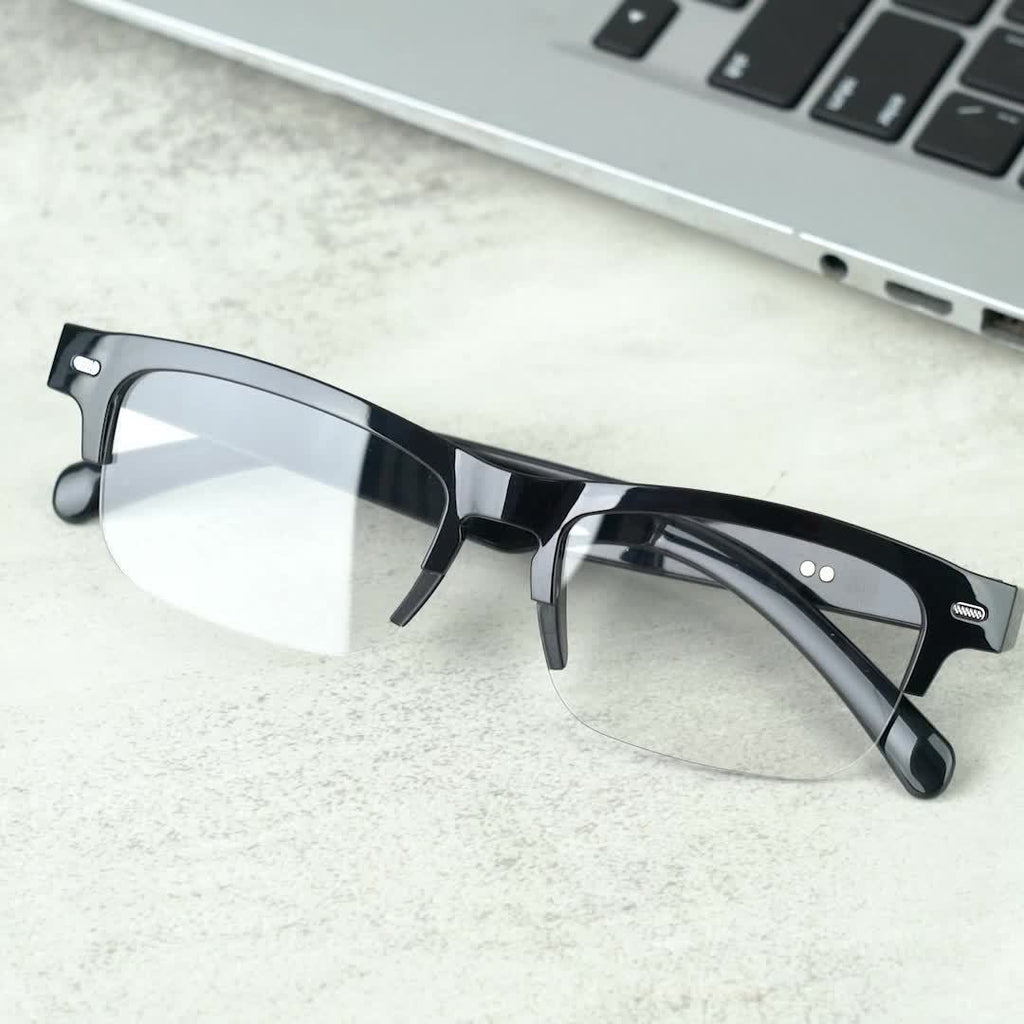 Magnetic Charging Translation Glasses for iOS and Android, Listed 160-Language AI Wearable with Microphone, Speaker and Voice Calls in Multiple Model Options