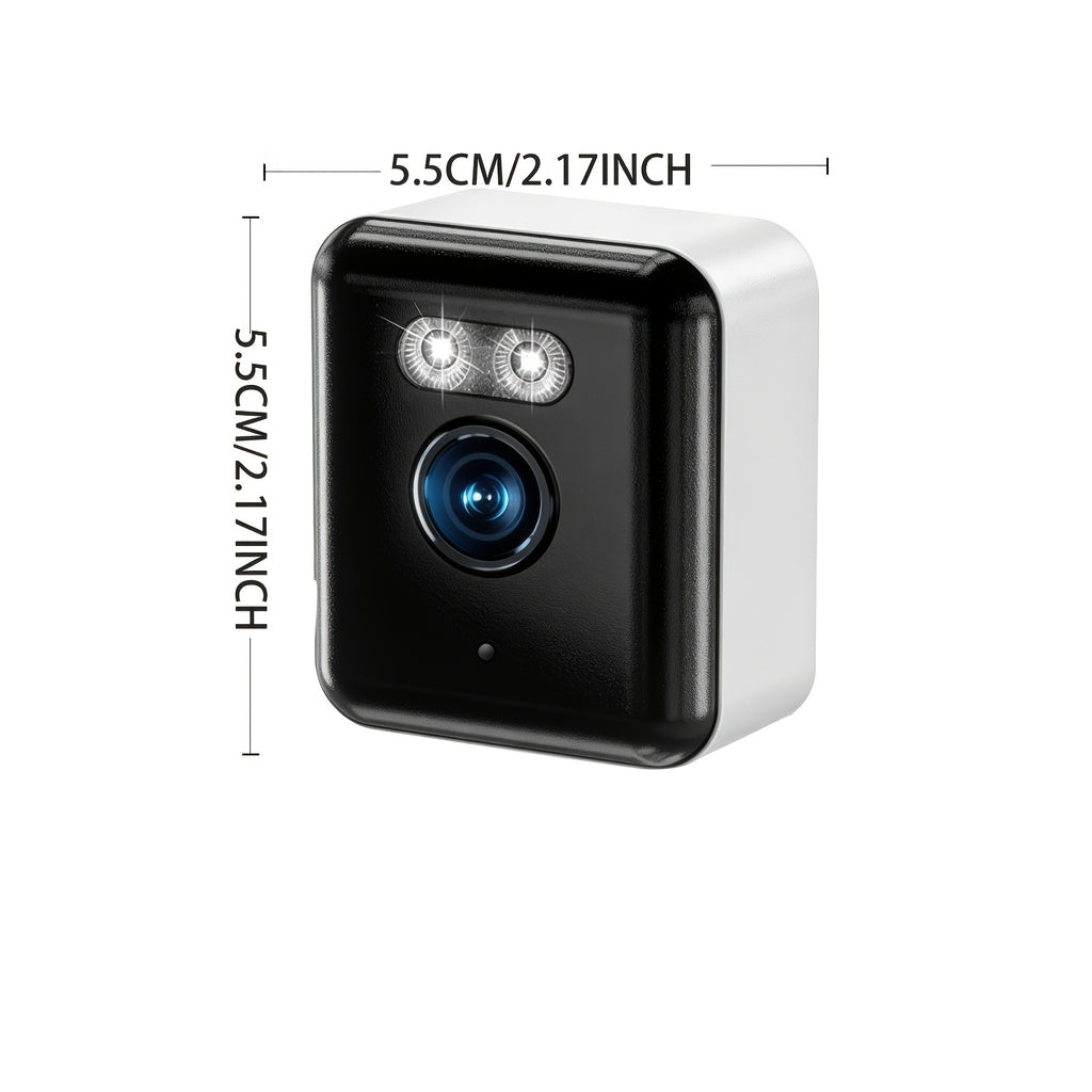 Indoor Security Camera Four-Pack with Listed 6MP Imaging, 2.4GHz WiFi, Two-Way Audio and Color Night Vision, Plus Four 78.74-Inch USB Cables for Home Monitoring