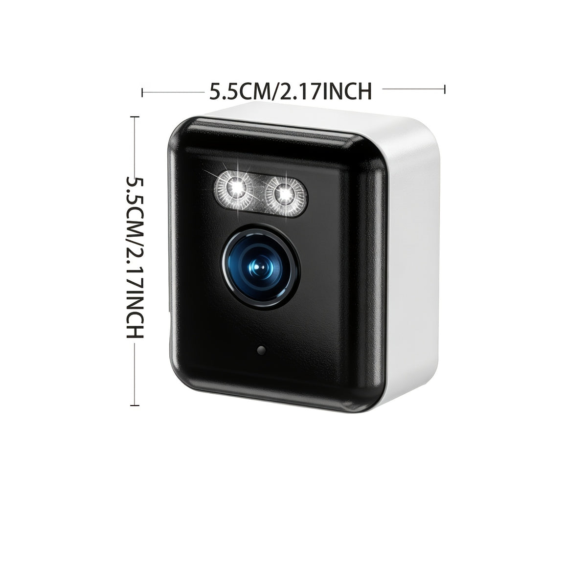 Indoor Security Camera Four-Pack with Listed 6MP Imaging, 2.4GHz WiFi, Two-Way Audio and Color Night Vision, Plus Four 78.74-Inch USB Cables for Home Monitoring