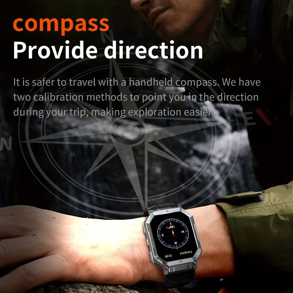 GPS Adventure Smartwatch with All-Metal Body, Listed Altimeter, Barometer and Compass, LED Flashlight, Calling and Message Reminders in Four Style Options