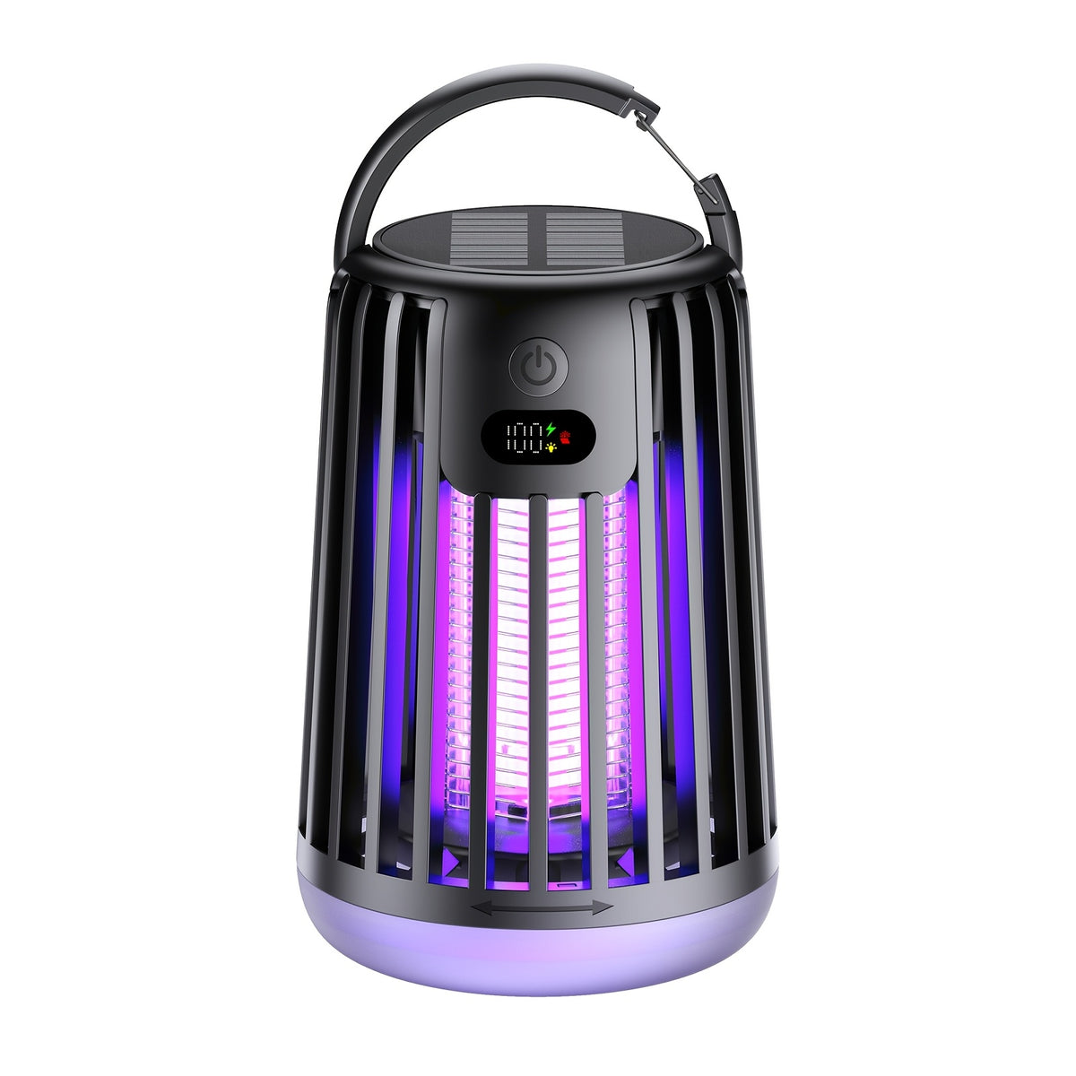 Rechargeable Bug Zapper with Bottom SOS Light and Listed 2000mAh Battery, Compact Electric Insect Trap in Black, White and New J13 Model Selections