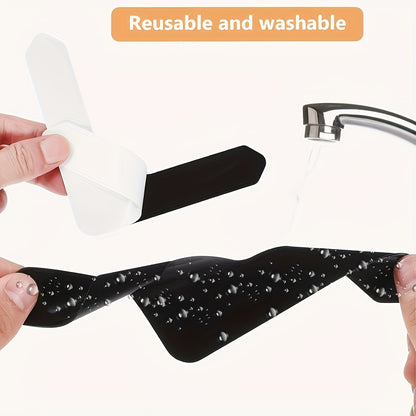 Reusable Carpet Gripper Stickers in 12 or 24 Piece Packs, Washable Adhesive Pads for Compatible Area Rugs, Sofa Cushions and Household Fabric Placement
