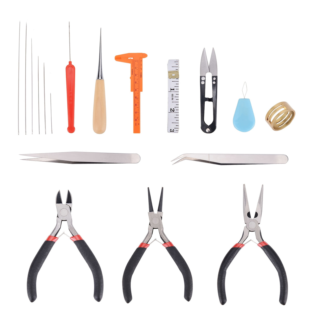 Jewelry Repair Kit for DIY Jewelry Making and Small Accessory Projects, Portable Compact Set with Premium Package or Ordinary 19-Piece Options