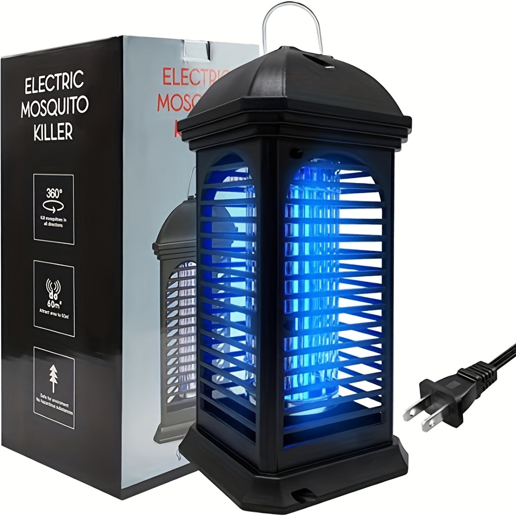 UV Light Bug Zapper Indoor Outdoor, Plug-in Electric Mosquito Killer Lamp, Insect Zapper Fly Trap for Home, Kitchen, Bedroom, Patio, Backyard, Garden and Camping