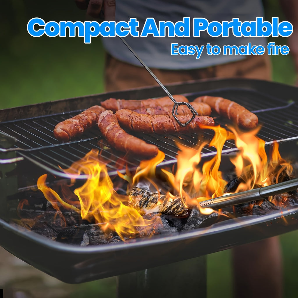 Outdoor Fire Starters, Model 100 Firelighters for Compatible Wood and Charcoal Fires, Camping Cookouts, BBQ Grills and Permitted Fire Pit Gatherings