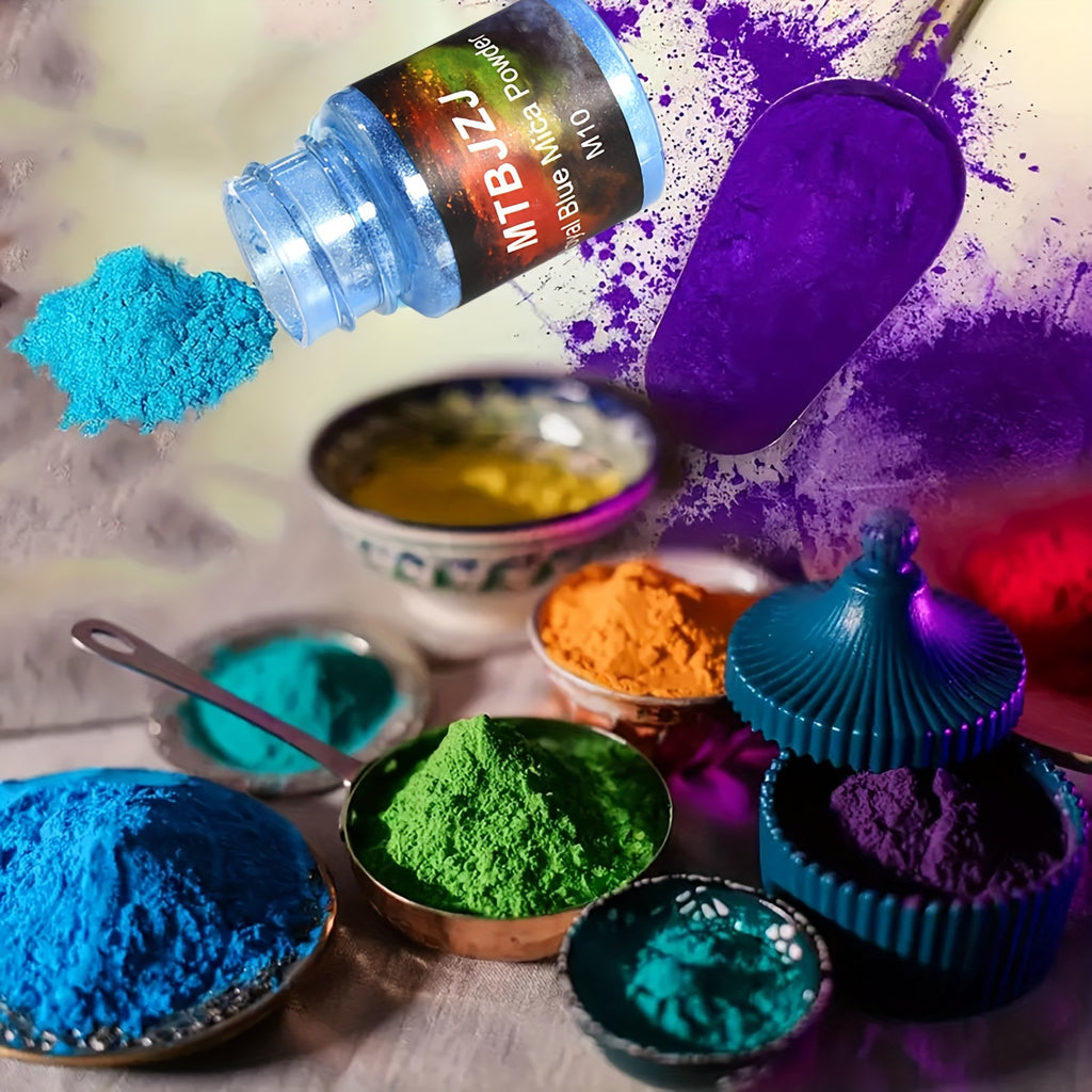 Resin Casting Color Powder Set with Listed 28 Mixed Colors for Compatible Resin Craft Projects, Decorative Jewelry Coloring and Adult DIY Design Practice