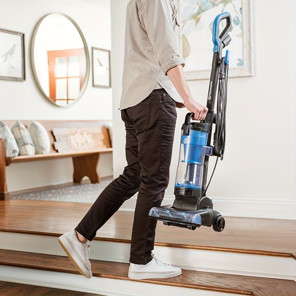 Bagless Upright Vacuum Cleaner UC0501 with Listed 1150W Power, 17-Foot Cord, Dust Cup and Filtration System for Compatible Carpet, Hard Floor and Pet Hair Cleanup
