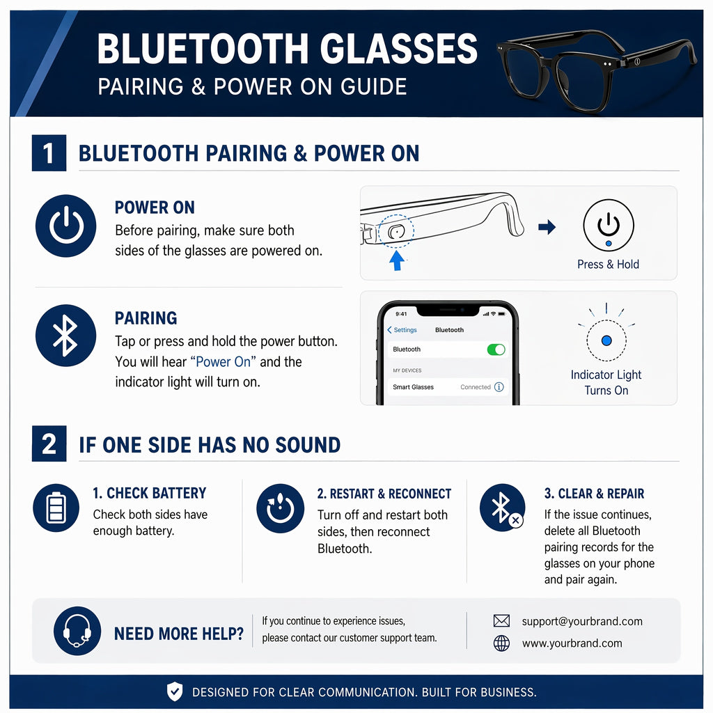 AI Translation Glasses with Phone Camera Remote Control, Wireless Audio and Calls, Voice Assistant and Color-Changing Lens Options, No Built-In Camera