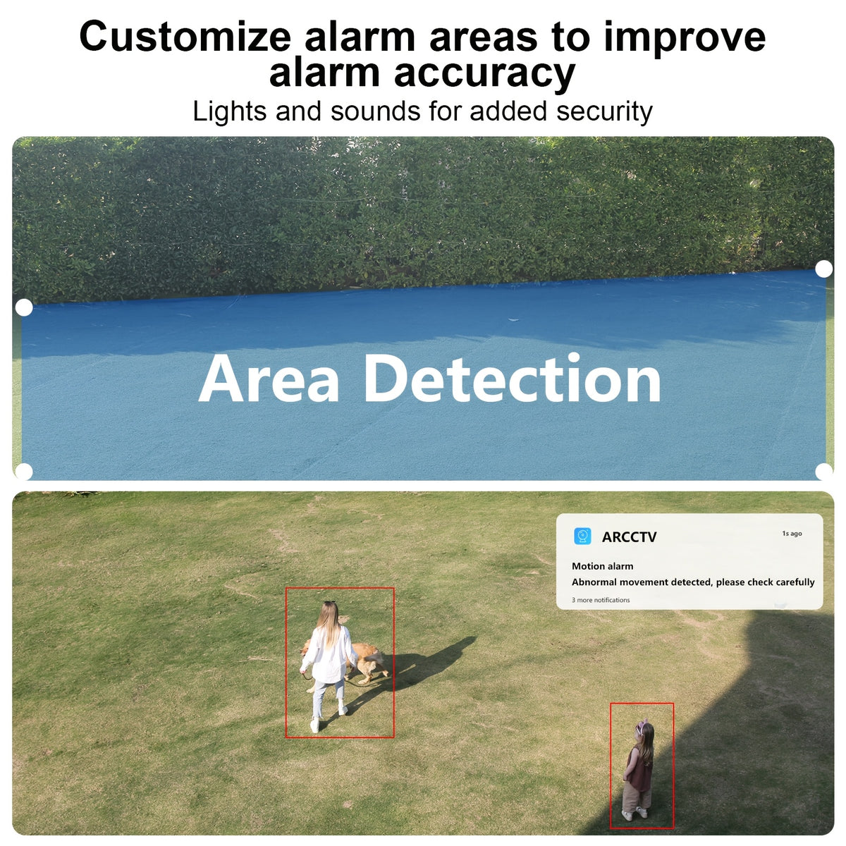Removable Solar Panel Security Camera, 4MP Outdoor Monitor with Dual-Band WiFi, PIR Alerts, Color Night Vision and Two-Way Audio, 1/2/4/6-Pack Options