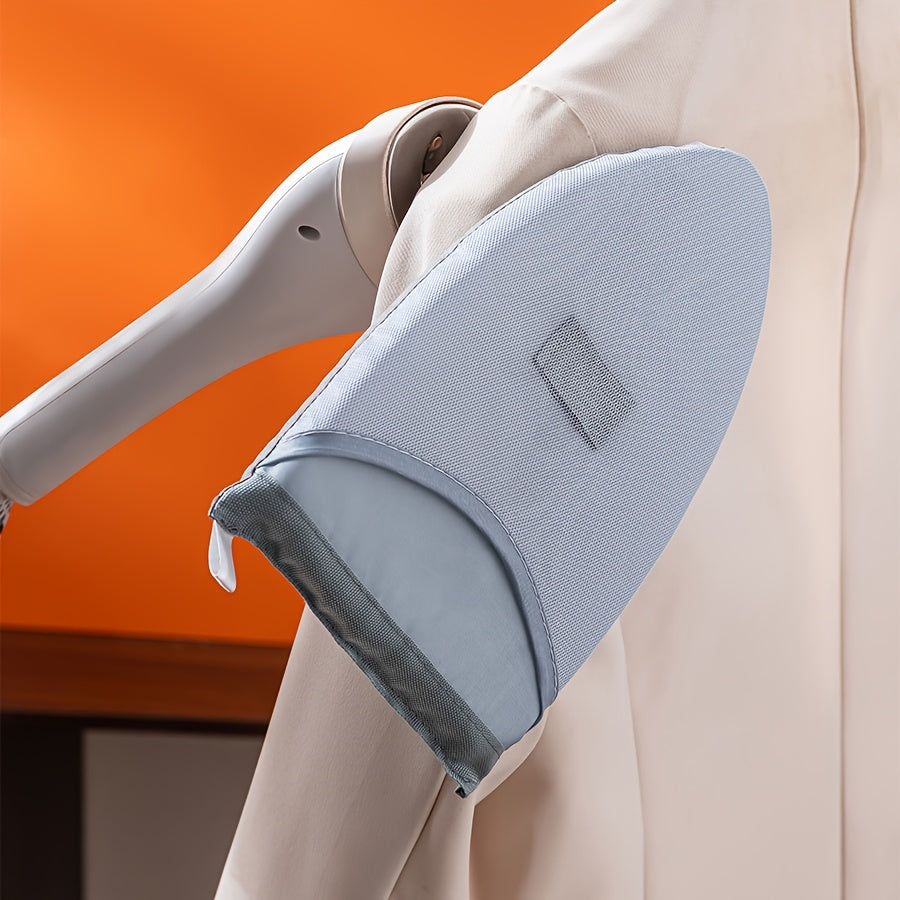 Mini Folding Ironing Board in Grey, One-Piece Compact Garment Care Accessory with Foldable Design for Household Laundry Setups and Clothing Touch-Ups