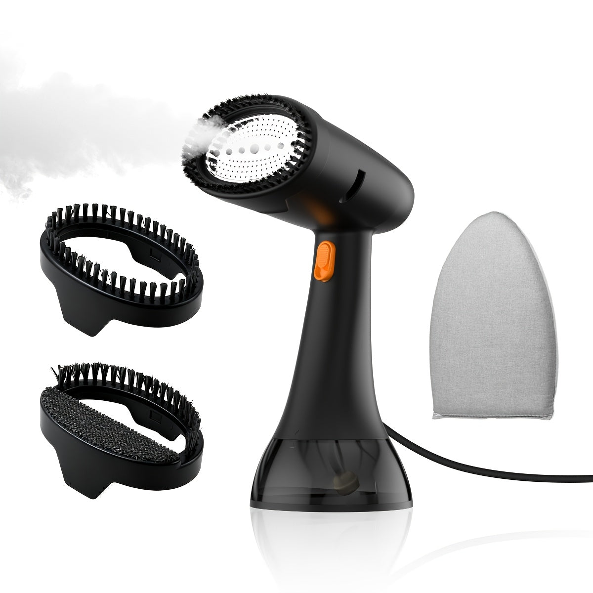 Brush-Accessory Clothes Steamer with Listed 20-Second Heating and 12.17oz Tank, Handheld Garment Care Appliance in Nine Style Labels for Home and Travel