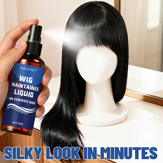 Wig Conditioning Mist Spray for Synthetic Wig Styling, Lightweight Detangling and Smoothing Care with Shine for Straight, Curly, Long and Short Looks