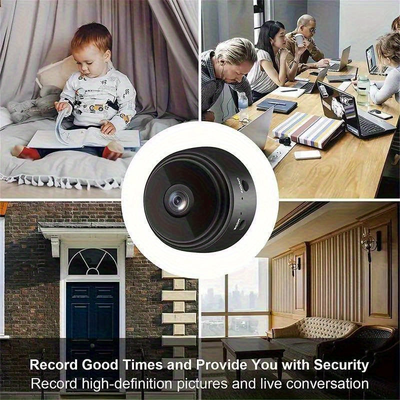 1080P WiFi Security Camera Multipack with 2.4GHz Connection, 9 or 12-Piece Options with Listed Wide-Angle Viewing and Remote Observation for Home Monitoring