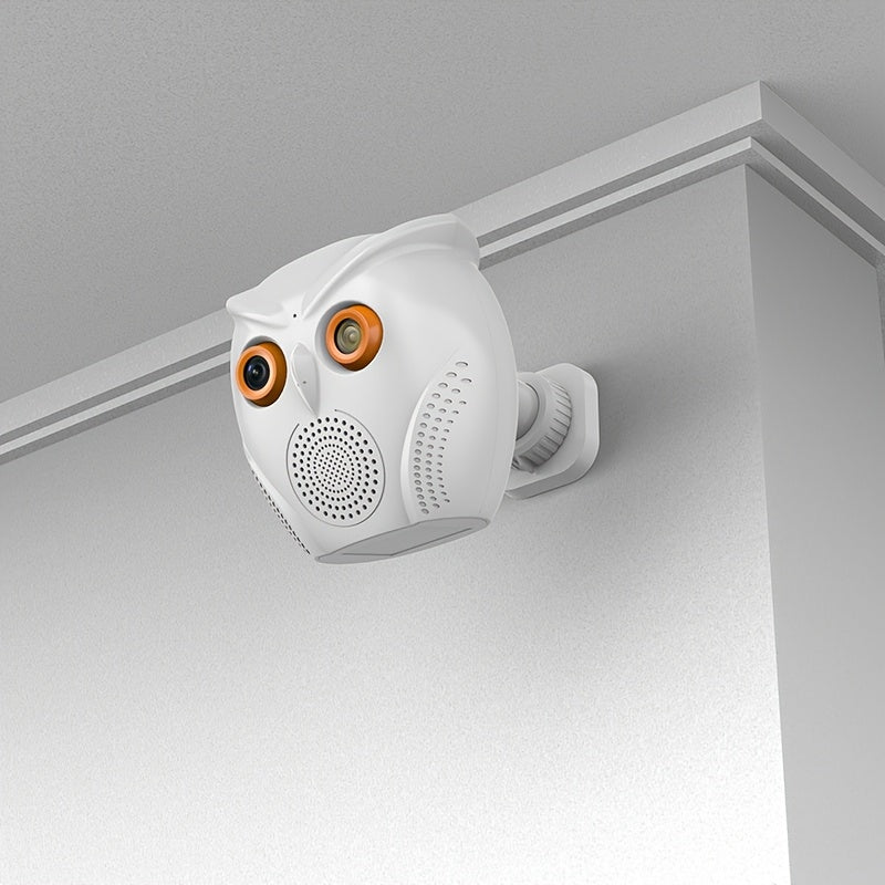 Owl Security Camera 2 Pack with USB Power, Listed HD Video, Human Detection and Wireless Monitoring for Home and Small Store Spaces