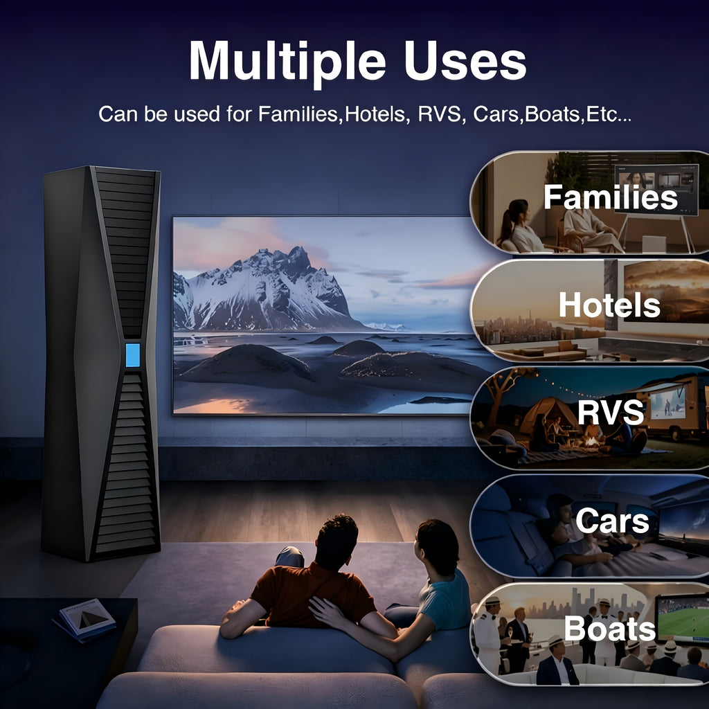 Amplified Indoor TV Antenna, Ultra Signal Pro Model with Listed Signal Booster for Compatible Television Setups in Living Rooms, Bedrooms and Home Entertainment Spaces