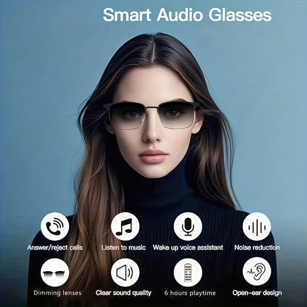 Translation Glasses with 164-Language Support, Photochromic Lens Options, Four AI Interpretation Modes and Meeting Recording for Travel and Business