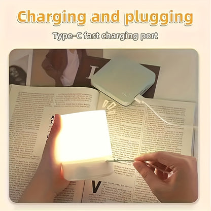Rechargeable Touch Bedside Lamp with 800mAh Battery, Dimmable LED and White, Warm or Neutral Light Modes for Bedroom, Living Room and Office Desk Decor