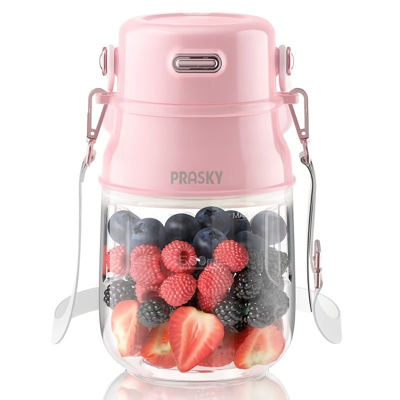 10-Blade Portable Blender 27oz, USB Rechargeable Personal Blender Cup for Smoothies, Shakes and Milkshakes, 800ml Travel Blender for Office, Gym, Picnics and Kitchen