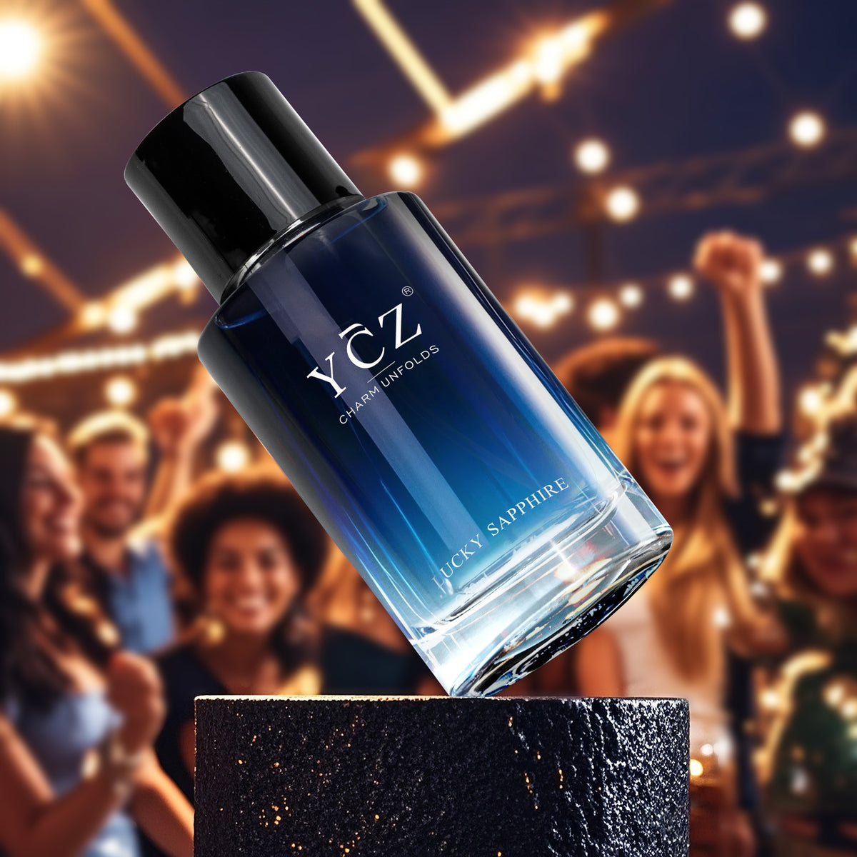 Men's Chypre Eau de Toilette with Listed Woody, Orange Blossom, Leather and Mahogany Notes, Random Single-Bottle and Model Options Plus Two-Piece Perfume Set