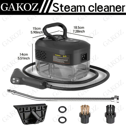Portable Steam Cleaning Machine with Seven Named Model Options, Handheld Household Cleaner for Compatible Kitchen Surfaces, Sofa Fabrics and Carpet Care
