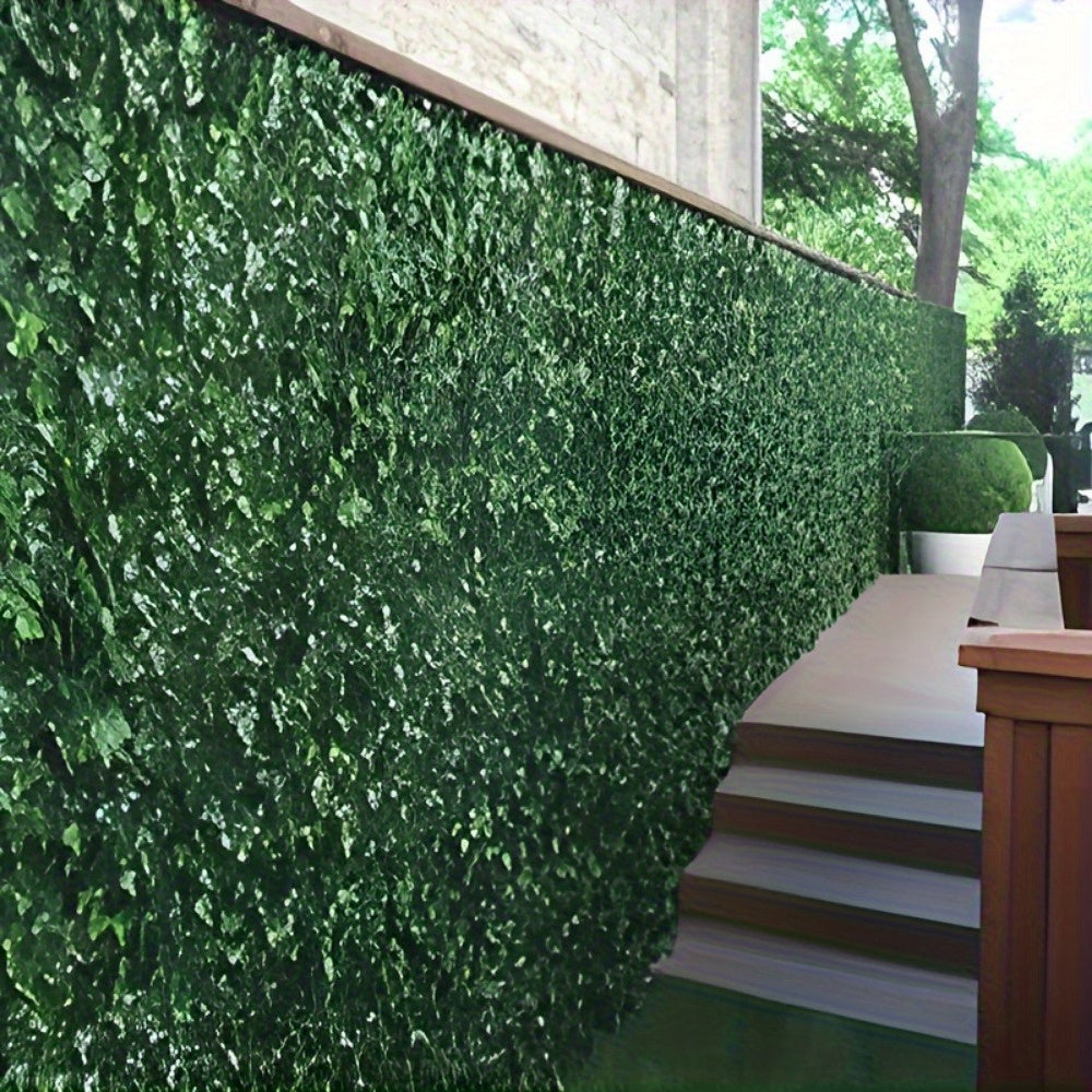 Artificial Ivy Privacy Screen with 302 x 52 cm Size Option, Faux Greenery Wall Panel for Home Garden and Patio Decorative Screening