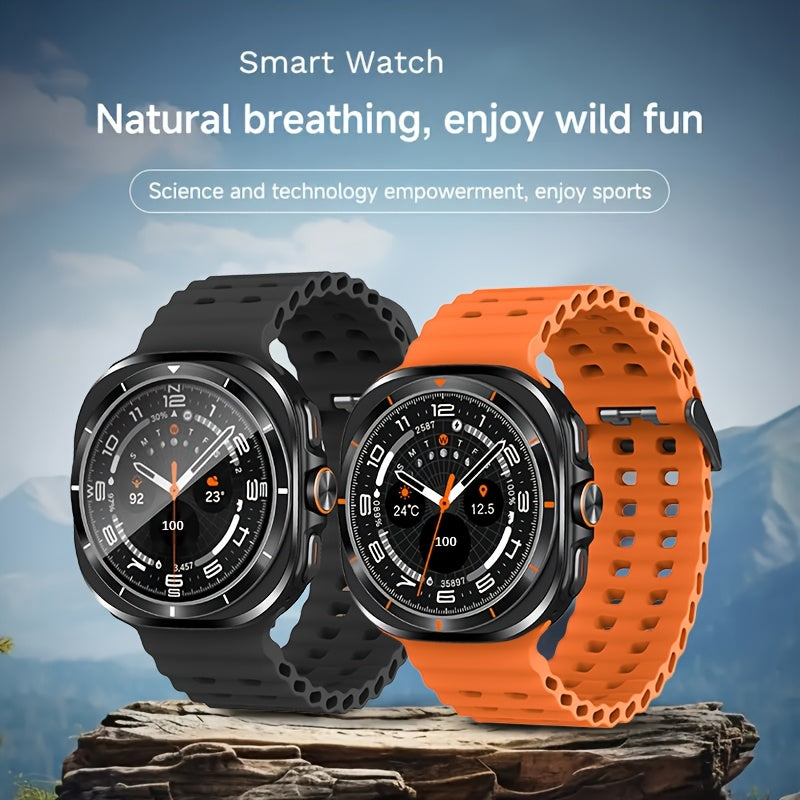 X15 Smart Watch with Call Answering and Dialing, 100+ Sports Modes, Compass, Pedometer, Alarm and 400mAh Battery for Compatible iPhone and Android Phones